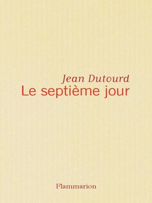 cover image of Le septième jour